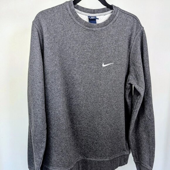 Nike Men’s XL Blue Tag Crew Neck Sweatshirt – Fleece Lined, Vintage, Gently Used - Picture 1 of 9